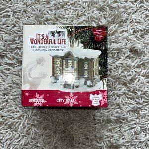 Enesco It's a Wonderful Life City Hall Series II Christmas Ornament 113364